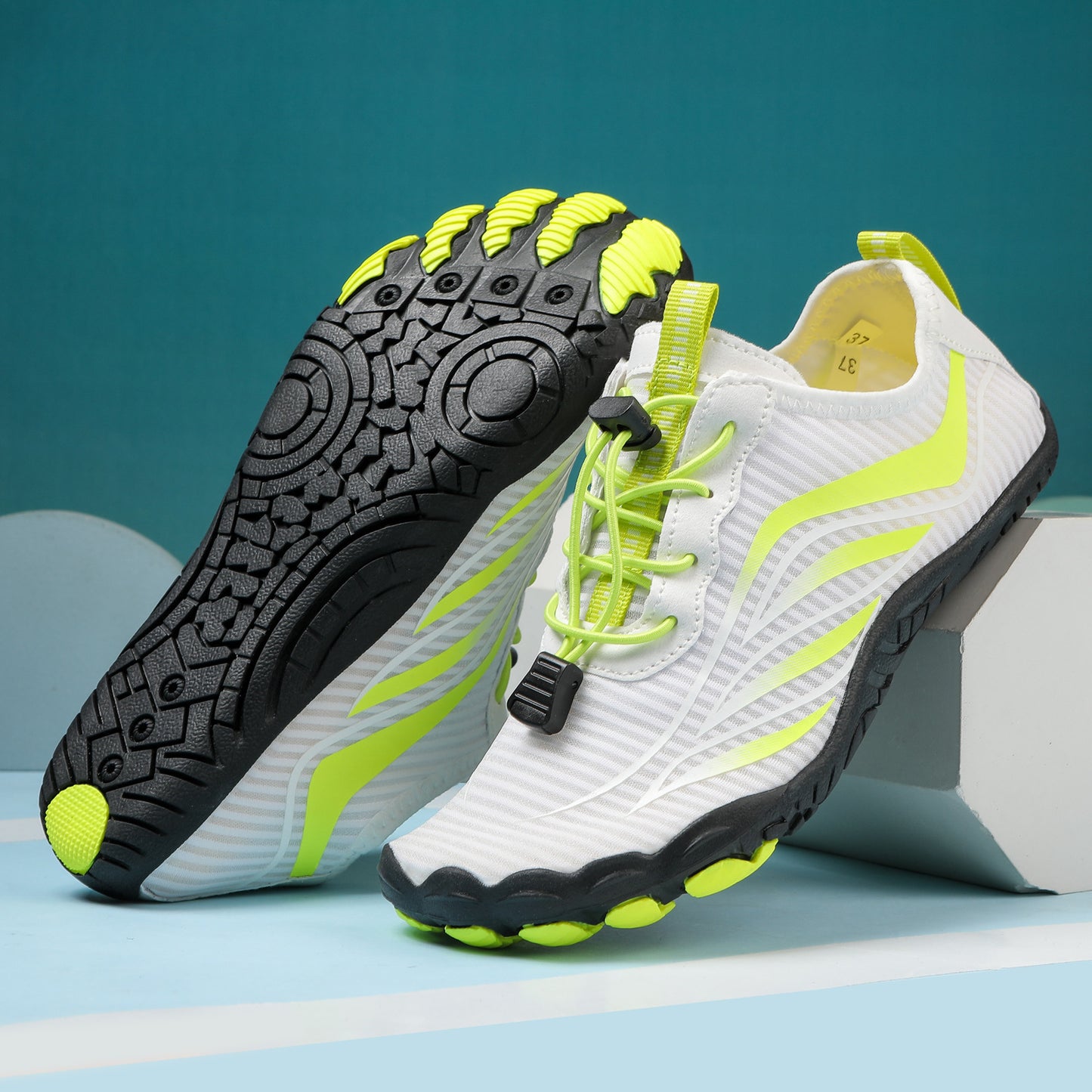 Lightweight Flexible Sports and Water Shoes with Breathable Mesh Design