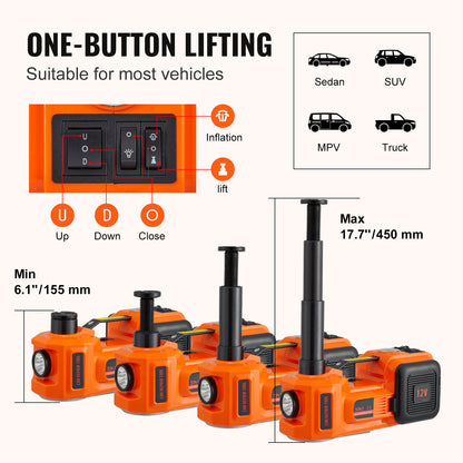 5 Ton Electric Car Jack – Change Tires Anytime, Anywhere!