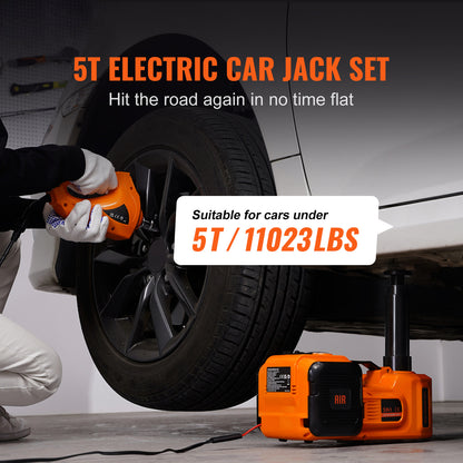 5 Ton Electric Car Jack – Change Tires Anytime, Anywhere!