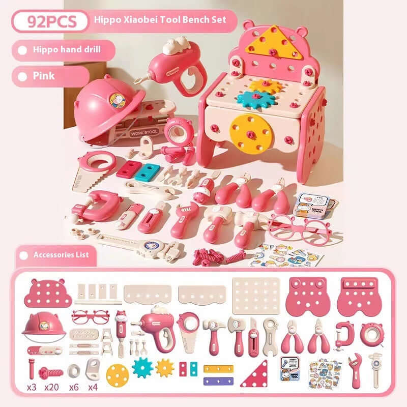 Children's Repair Toolbox Assembly And Disassembly