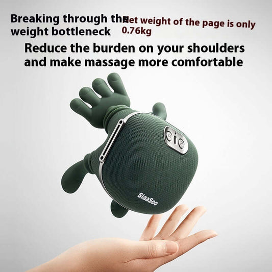 Electric Neck And Shoulder Muscle Massager Wireless Shoulder And Back Kneading Massage Shawl Neck Masajeador Relax Pain Relief