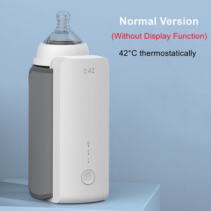 Portable Wireless Baby Bottle Warmer – USB Rechargeable Milk Heating Bag with Constant Temperature